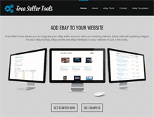 Tablet Screenshot of freesellertools.com
